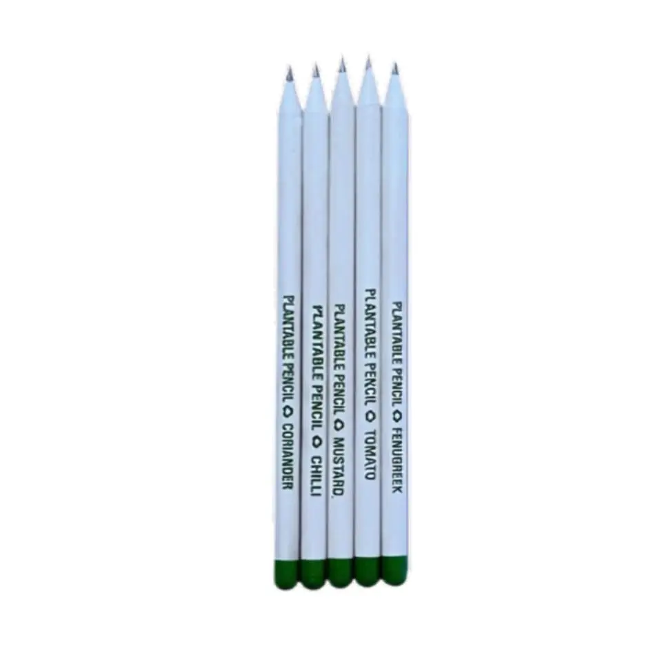Customisable Paper Pencil with Seed (Recycled Paper)  [Upto 100Pcs Pack]
