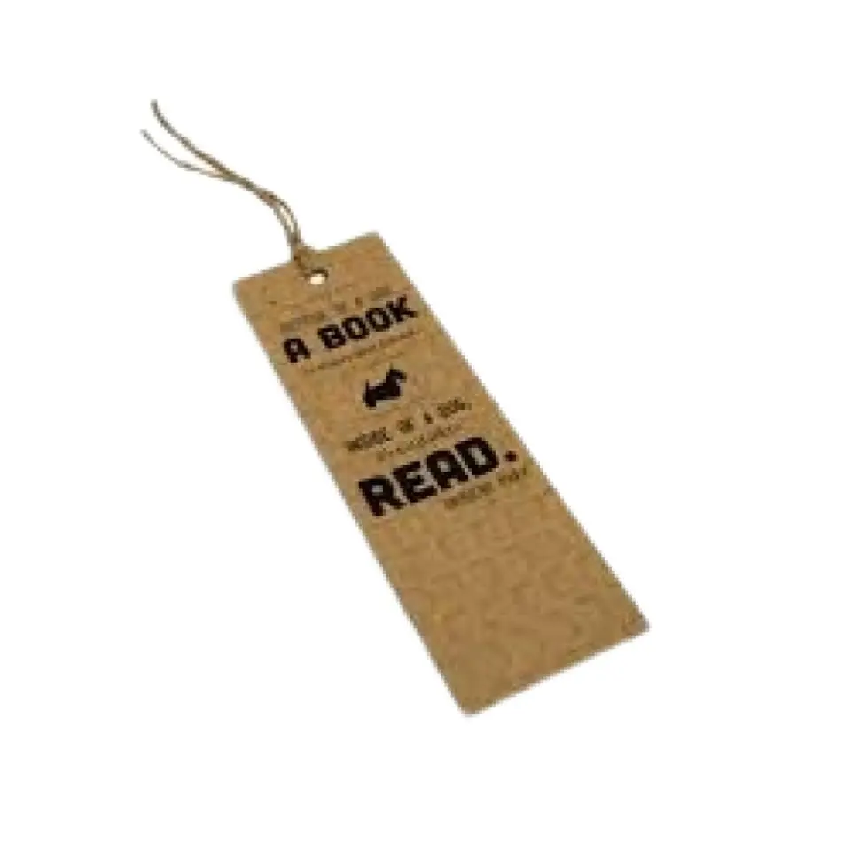 Brown Paper Bookmark  2*5 In 


