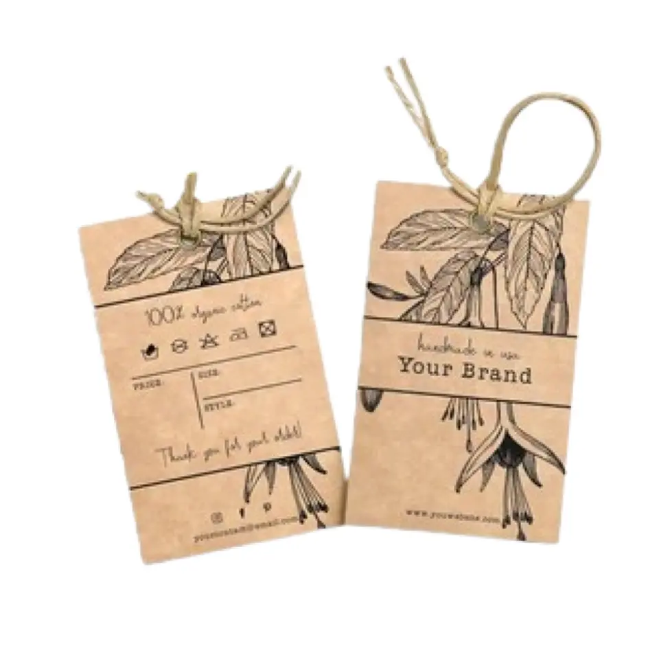 Brown Paper Tag 2.5*3.5 In 100 pcs