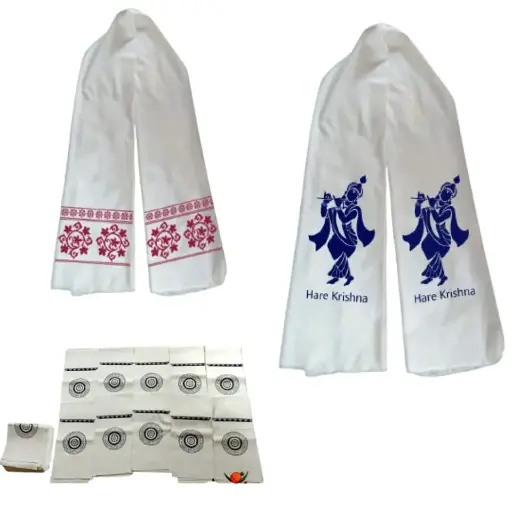 Customisable Screen Printed Duck Cotton Uttorio 7*70 inch (3folds)

