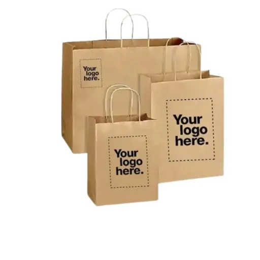 Paper Bag with handle 10*12*4 inches